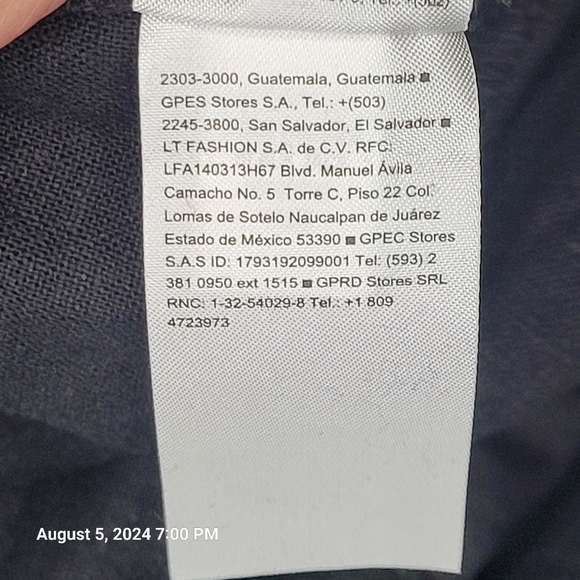 OLD NAVY, Black, wide-leg, high-waisted, linen blend trousers. Sz  3X. NWT - Picture 7 of 10